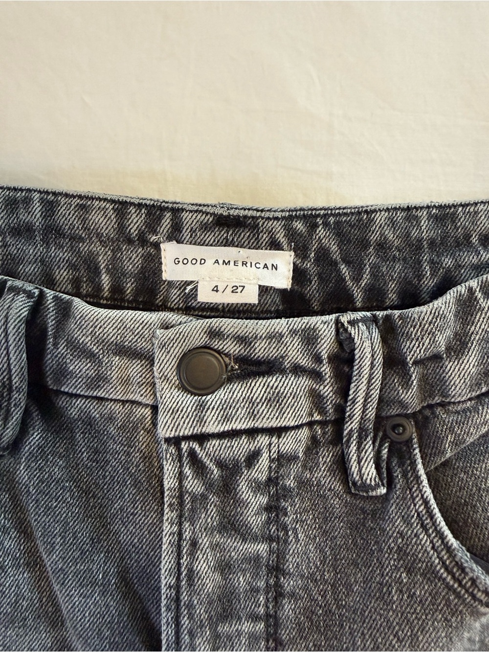 Good American | Good Icon Lace-Up Jeans, size 4 - Picture 5 of 11